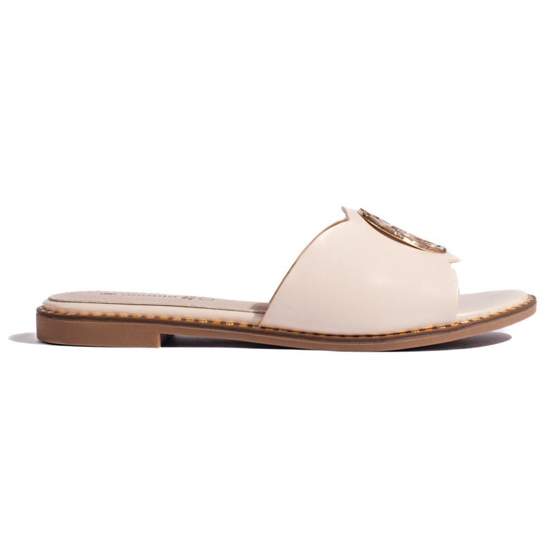 Goodin Eleganti infradito da donna beige