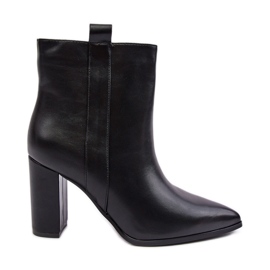 Stivaletti da Donna in Pelle Nero Vevine