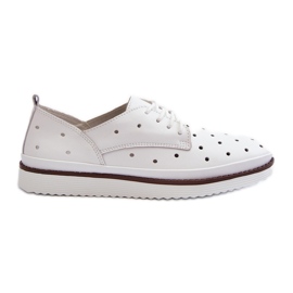 Scarpe da Donna in Pelle Bianche S.Barski LR182 bianco