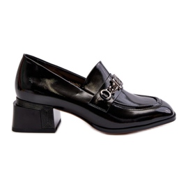 Décolleté in vernice Nera S.Barski MR38-960 nero