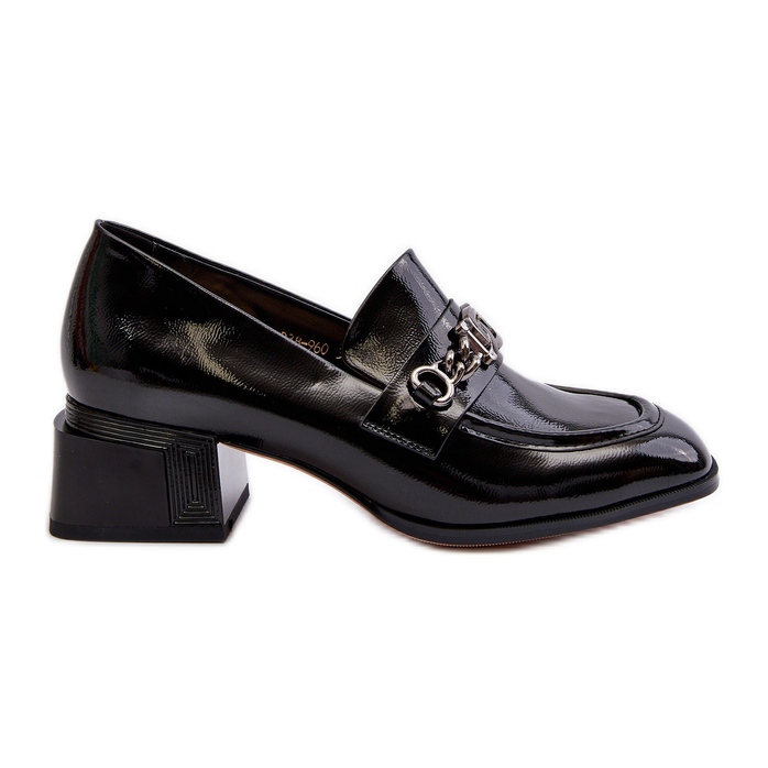 Décolleté in vernice Nera S.Barski MR38-960 nero