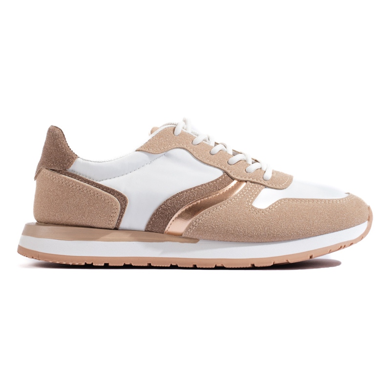 Scarpe sportive da donna beige