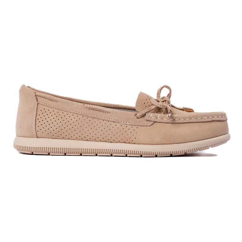 Goodin Mocassini beige da donna