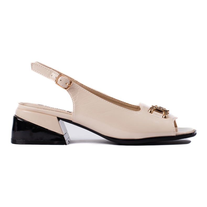 Goodin Sandali bassi in vernice beige