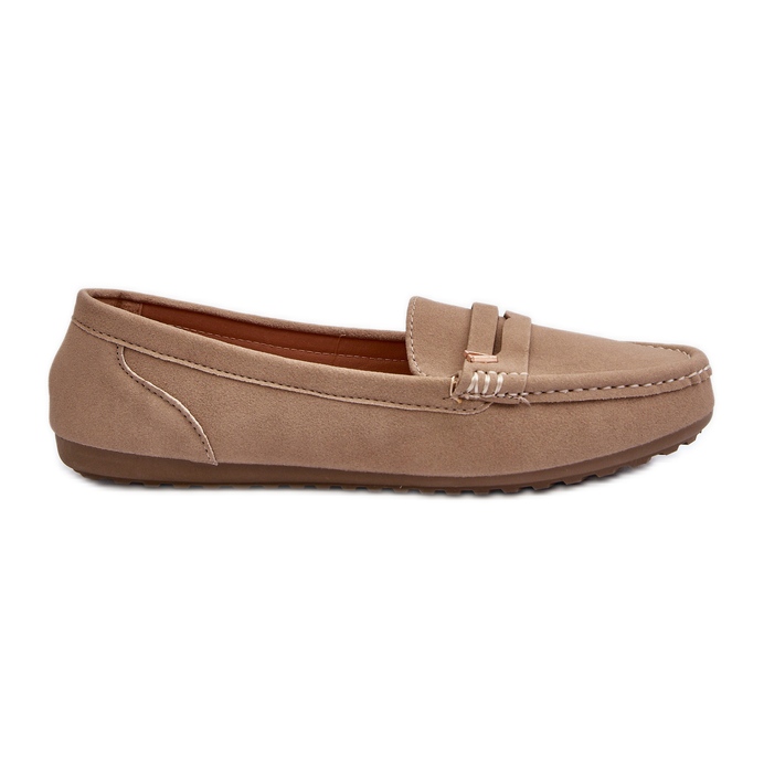 Mocassini classici Iramarie beige da donna