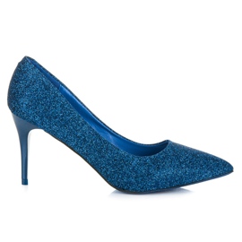 Qinba Décolleté Con Glitter blu