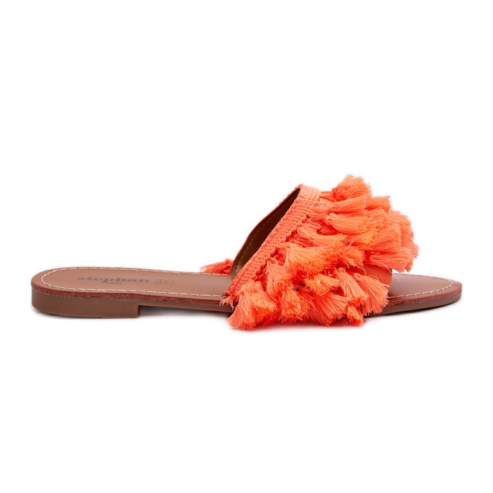 Infradito Piatte da Donna, Rialle Arancio arancia