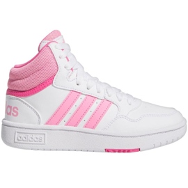 Scarpe Adidas Hoops 3.0 Mid K IG3716 bianca