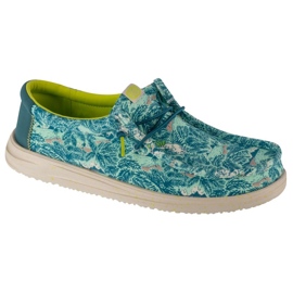 Hey Dude Ehi amico, scarpe Wally H2O Tropical M 40702-4OR blu
