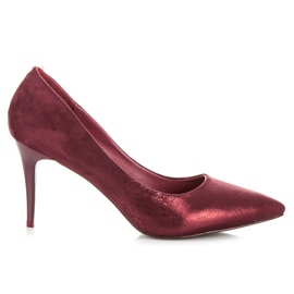 Qinba Tacchi alti bordeaux multicolore