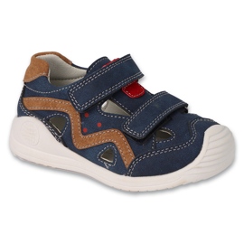 Sandali da bambino Befado con inserto in pelle 170P083 blu navy