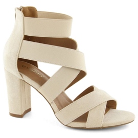 EVento W EVE443B sandali con tacco, beige