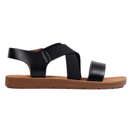 Sandali slip-on da donna neri nero