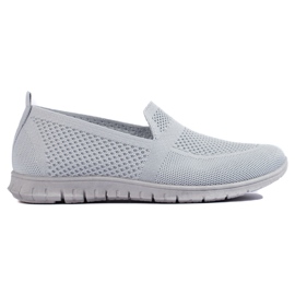 Scarpe da ginnastica slip on, grigie grigio