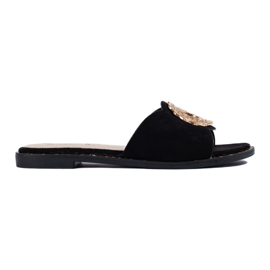 Goodin Ciabatte da donna in camoscio nero