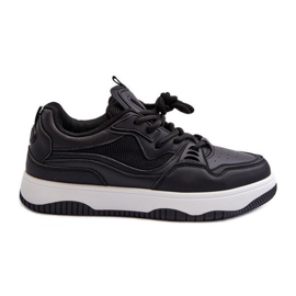 Sneakers Platform da Donna Nera Etnaria nero