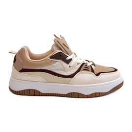 Sneakers Platform da Donna Marrone Etnaria