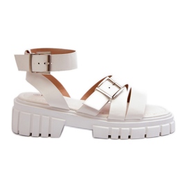 Sandali Da Donna Con Cinturini In Eco Pelle Bianco Eladira