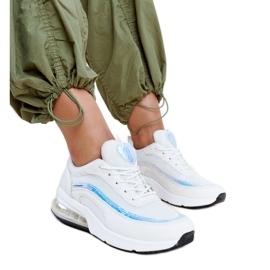Sneaker bianche con ologramma Jelek bianco