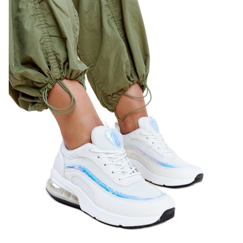 Sneaker bianche con ologramma Jelek bianca