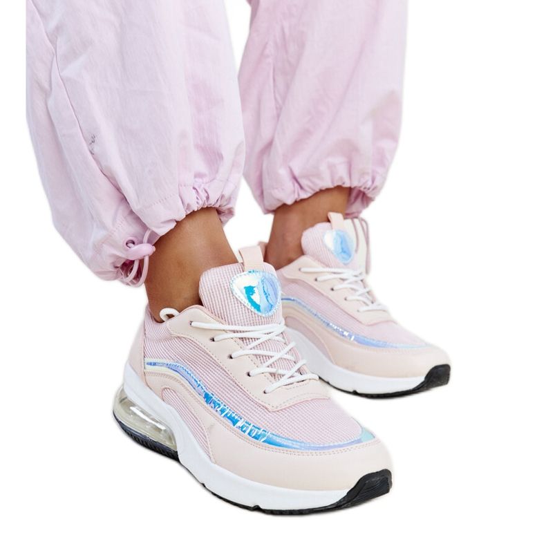 Sneaker rosa con ologramma Jelek