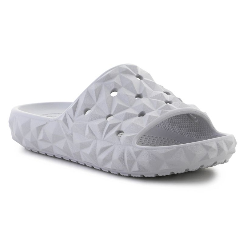 Infradito Crocs Classic Geometric Slide V2 W 209608-1FT grigio