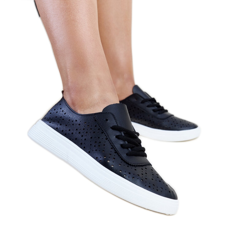 Sneaker Manoek traforate nere nero