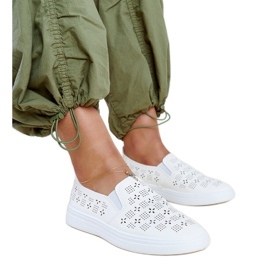 Scarpe da ginnastica slip-on Hilal bianche bianco