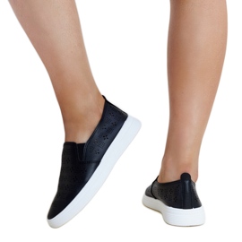 Scarpe da ginnastica slip-on Hilal nere nero