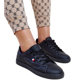 Sneakers Gioya in ecopelle nera nero