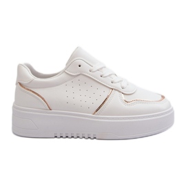 Sneakers Platform da Donna Bianco Tessama bianca