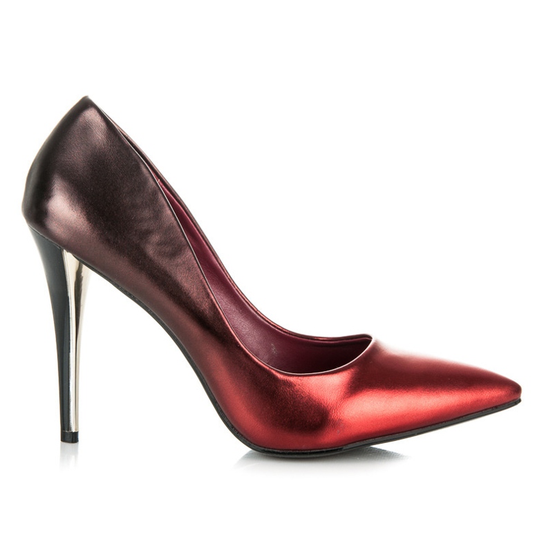 Vinceza Tacco sfumato bordeaux rosso