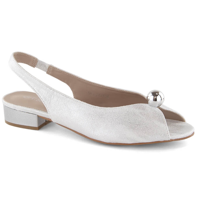 Sandali bassi da donna argento T.Sokolski 136 d'argento