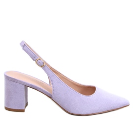 Décolleté con tacco aperto Soheil LT.PURPLE viola