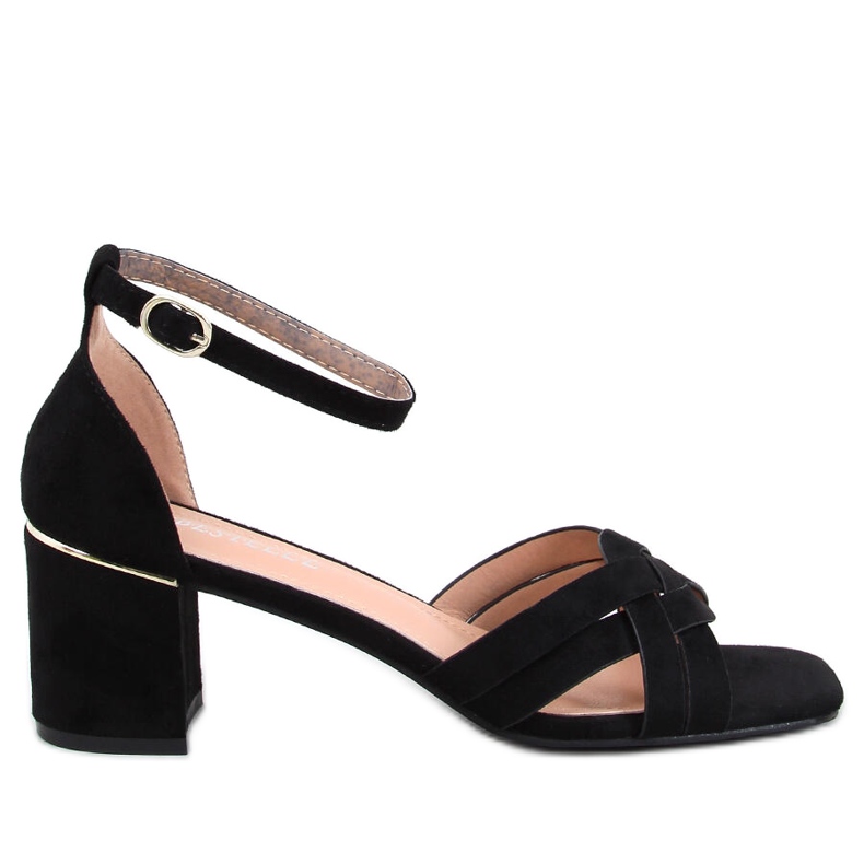 Sabines Sandali neri con tacco da donna nero