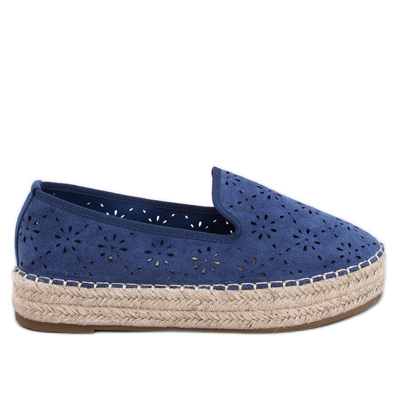 Espadrillas Rigois traforate blu