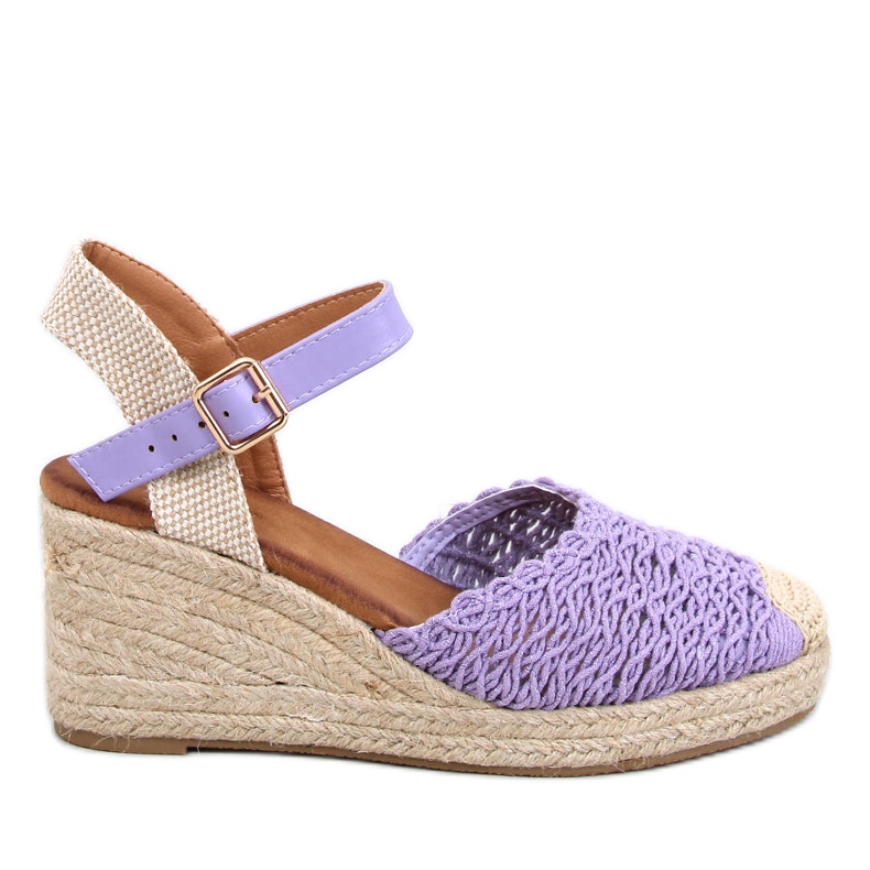 Morelli Sandali espadrillas con zeppa LT.PURPLE viola