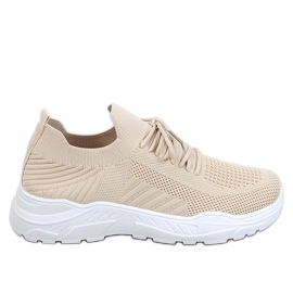 Scarpe sportive a calzino Jaussa Beige