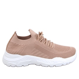 Scarpe da ginnastica a calzino Jaussa Khaki beige