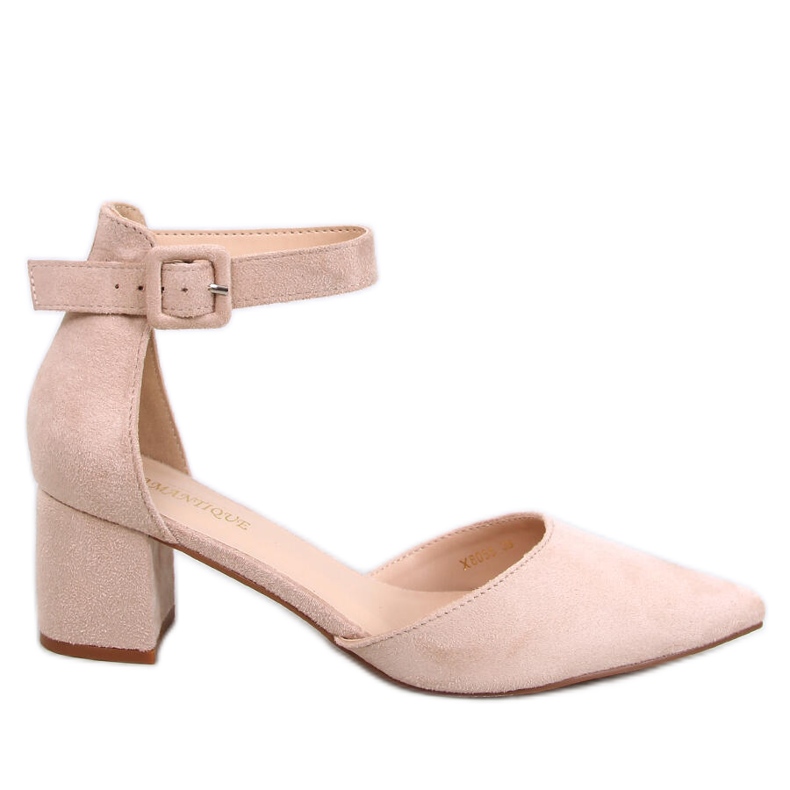 Décolleté a tacco basso Dacrem Beige