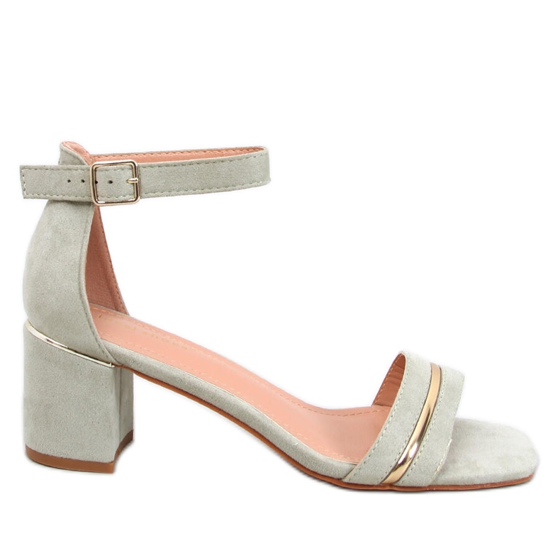 Sandali Marroc Green con tacco basso verde
