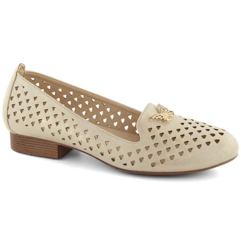 Scarpe traforate dorate M.Daszyński W SAN35 d'oro