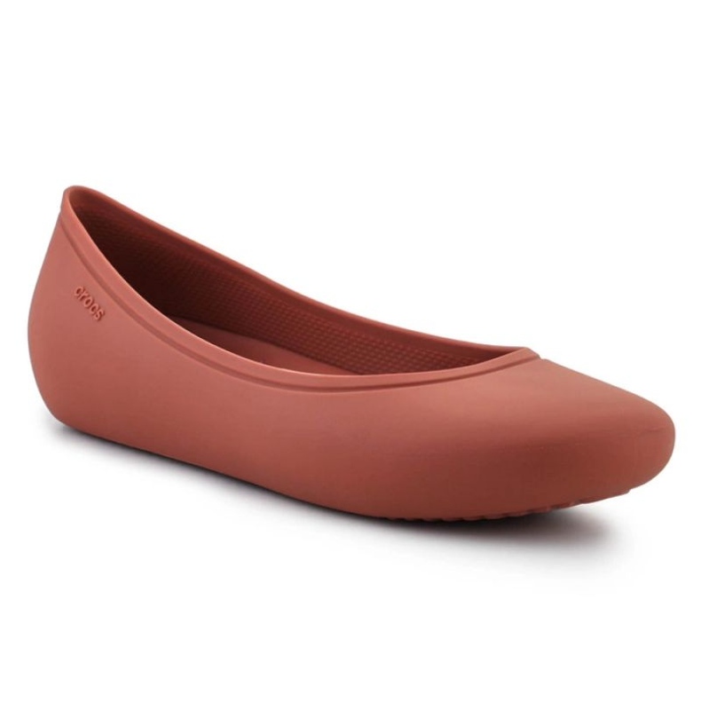 Scarpe Crocs Brooklyn Flat 209384-2DT rosso