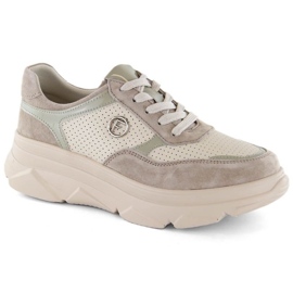 Filippo W PAW531B scarpe sportive in pelle, beige