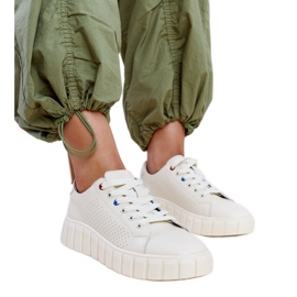 Scarpe da ginnastica in pelle beige di Zvonka