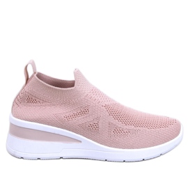 Bayol Scarpe da ginnastica con zeppa a calzino rosa