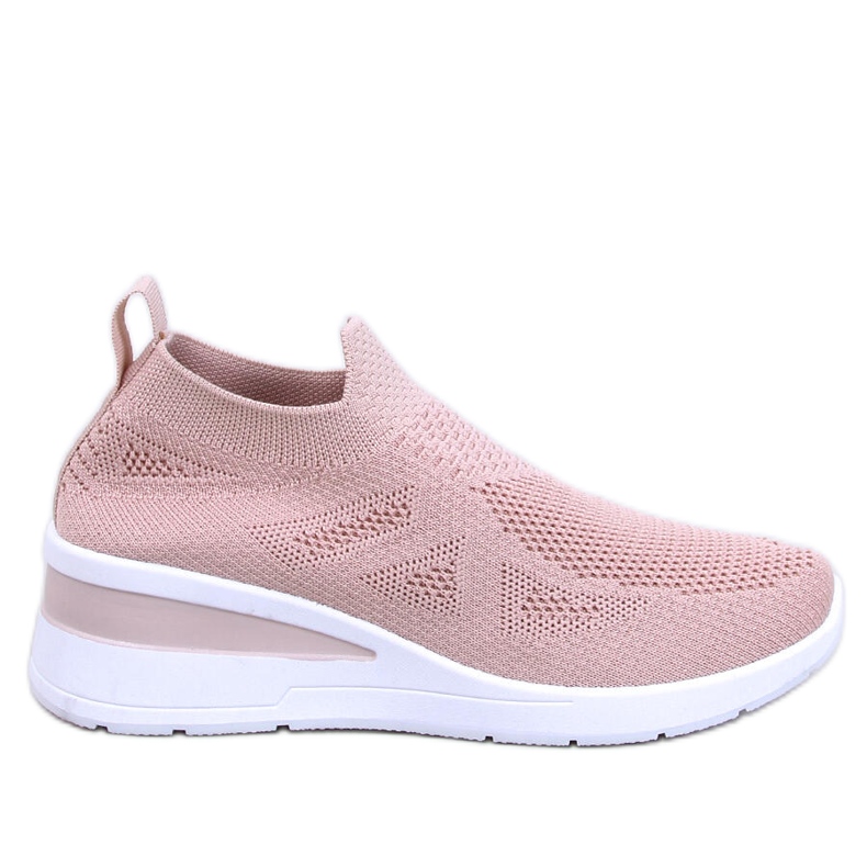 Bayol Scarpe da ginnastica con zeppa a calzino rosa