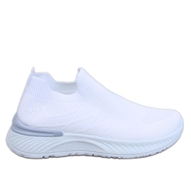 Fourny Scarpe sportive a calzino bianche bianco