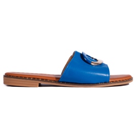 Infradito basse da donna di colore blu