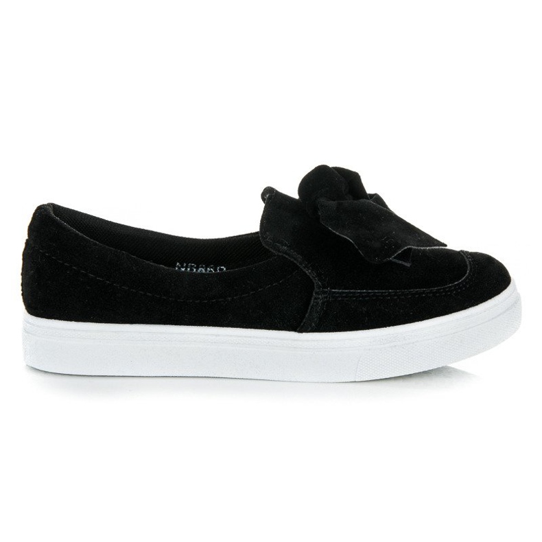 Seastar Sneakers in camoscio con fiocco nero